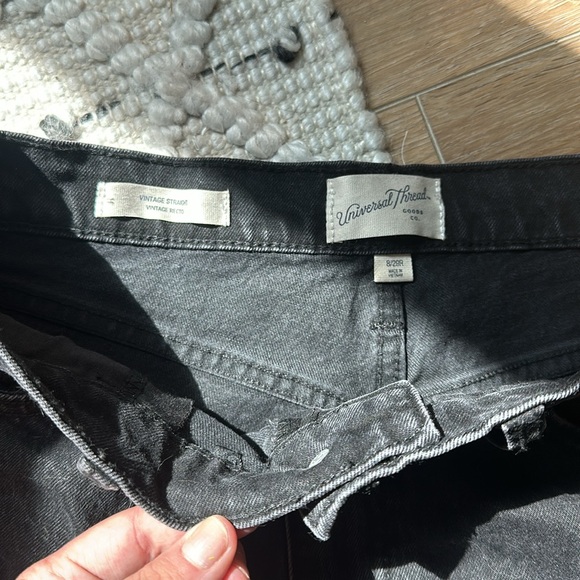 Vintage Straight Black Jeans - Picture 3 of 3